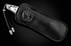 Dragon Song Pocketknife With Hand-carved Sterling Silver, Fossil Woolly Mammoth Tusk, And Damascus -KNIFECOMMAND Sales 1 b10 dragon song 4 1