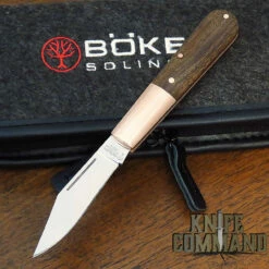 Boker Barlow Copper Integral Desert Ironwood Slip Joint Folder Knife 110045 -KNIFECOMMAND Sales BOKER 110045 27987.1655848061.1280.1280