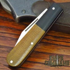 Boker Barlow Integral Burlap Micarta Slip Joint Folder Knife 110943 -KNIFECOMMAND Sales BOKER 110943 CL 01738.1644410705.1280.1280