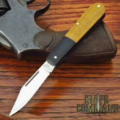 Boker Barlow Integral Burlap Micarta Slip Joint Folder Knife 110943