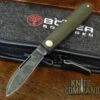 Boker Knives Barlow Prime EDC Green Model 115942 Green Canvas Micarta Slip Joint Pocket Knife -KNIFECOMMAND Sales BOKER 115942 98939.1629309225.1280.1280