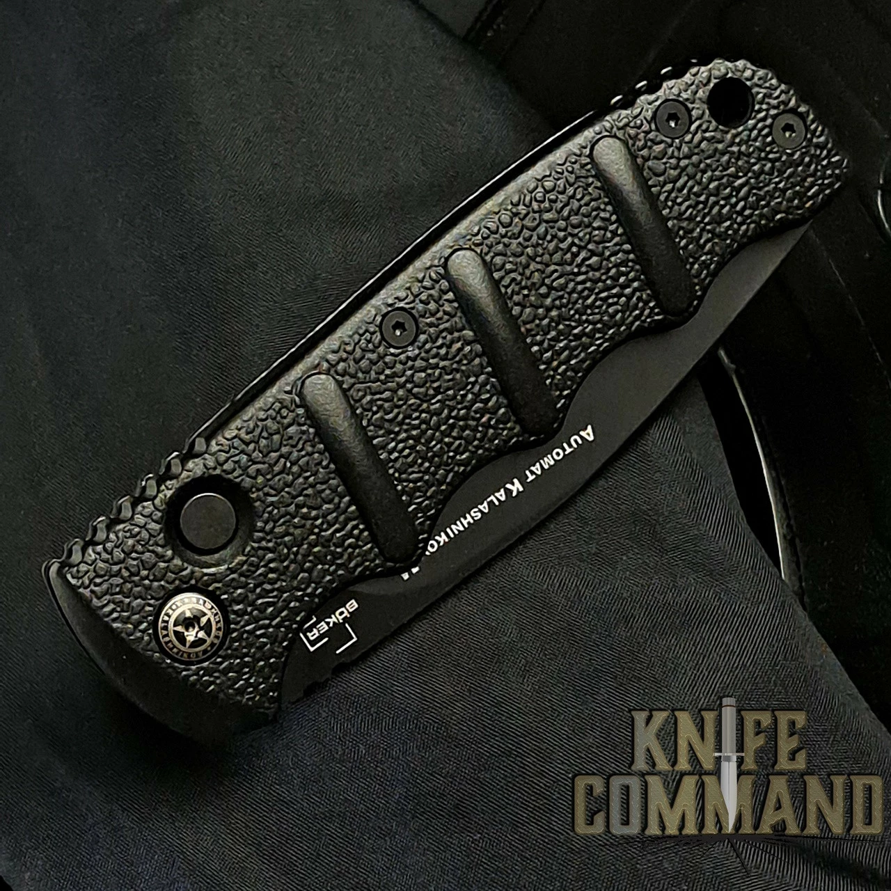 Boker Plus Kalashnikov KALS-74 Automatic Knife Black Drop Point 01KALS99 5 Boker Plus Kalashnikov KALS-74 Automatic Knife Black Drop Point 01KALS99 - Image 3