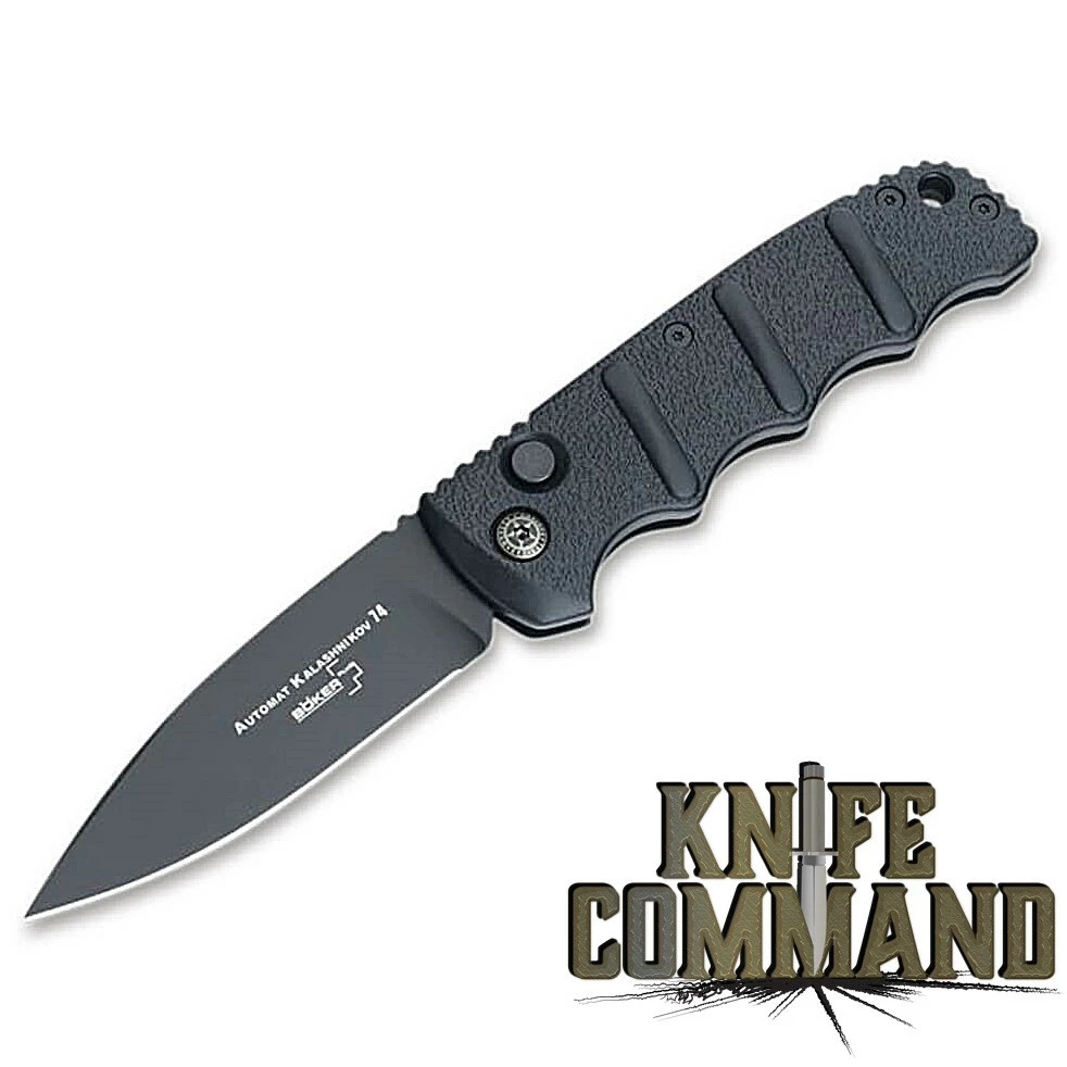 Boker Plus Kalashnikov KALS-74 Automatic Knife Black Drop Point 01KALS99 6 Boker Plus Kalashnikov KALS-74 Automatic Knife Black Drop Point 01KALS99 - Image 4