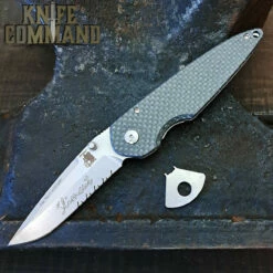 Eickhorn Solingen SlimCut Kohlefaser Carbon Fiber Gentlemen's Knife Laser Serrated Blade