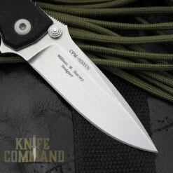 Fantoni HB 02 Black William Harsey Combat Folder Tactical Knife -KNIFECOMMAND Sales FANTONI HB 02 HARSEY FOLDER BLACK BLD BK 19833.1477514138.1280.1280