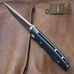 Fantoni HB 03 M390 William Harsey Combat Folder Tactical Knife Black -KNIFECOMMAND Sales FANTONI HB 03 HARSEY FOLDER BLACK M390 HDLBK 71346.1525492482.1280.1280