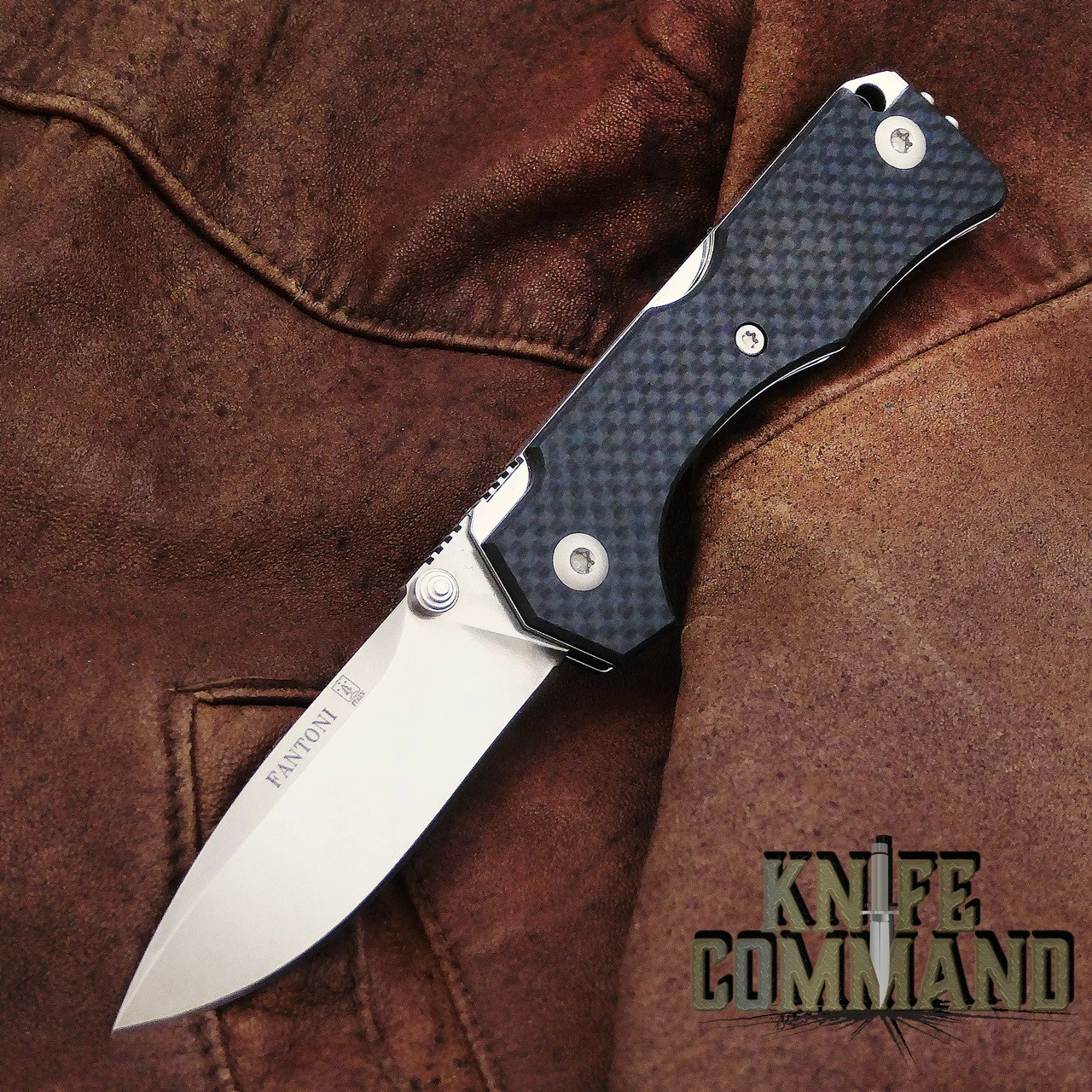 Fantoni Hide Carbon Fiber Lockback Folding Knife By Tommaso Rumici 3 Fantoni Hide Carbon Fiber Lockback Folding Knife By Tommaso Rumici