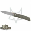 Fox Knives The Sicilian Bob Terzuola Natural Micarta BECUT Pocket Knife FX-525 MI