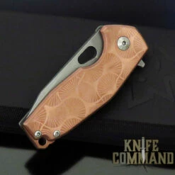 Fox Knives Voxnaes Suru FX-526LECOP Copper And Titanium CPM-20CV Folding Knife -KNIFECOMMAND Sales FOX FX 526LECOP CL 75456.1620419798.1280.1280