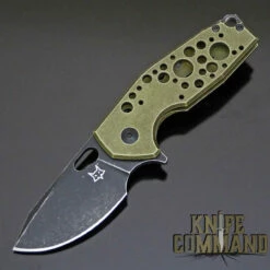 Fox Knives Voxnaes Suru FX-526ALG Folding Knife Green Aluminum With Stonewash Black Blade -KNIFECOMMAND Sales FOX FX 526 ALG 10928.1534887378.1280.1280