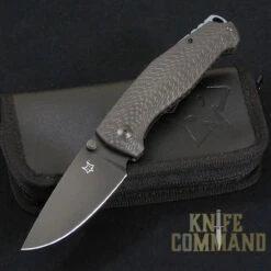 Fox Knives FX-528B Vox Tur Folding Knife Carbon Fiber Black Blade FX-528 B