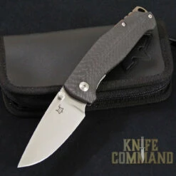 Fox Knives FX-528 Vox Tur Folding Knife Carbon Fiber Satin Blade