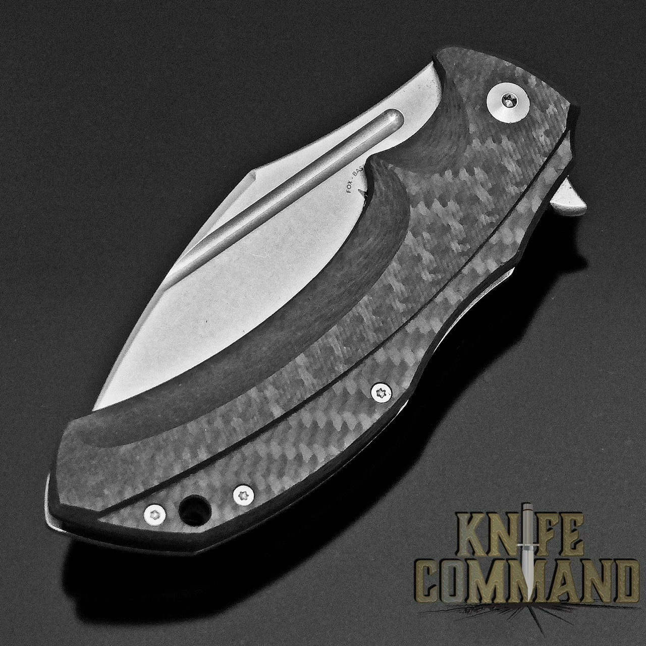 Fox Knives Bastinelli Shadow Carbon Fiber Elmax Steel Folding Knife FX-533CF 5 Fox Knives Bastinelli Shadow Carbon Fiber Elmax Steel Folding Knife FX-533CF - Image 3