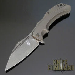 Fox Knives Bastinelli Shadow Titanium Elmax Steel Folding Knife FX-533Ti
