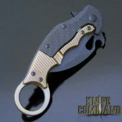 Fox Knives 599TiC Folding Karambit Knife Black Elmax, Carbon Fiber & Titanium -KNIFECOMMAND Sales FOX FX 599TIC CL 99306.1534961061.1280.1280