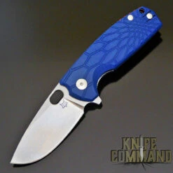 Fox Knives Vox Core FX-604BL Folding Knife Blue With Stonewash Blade -KNIFECOMMAND Sales FOX FX604BL 50304.1534962495.1280.1280