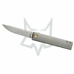 Fox Knives FX-543 DBB CHNOPS Folding Knife Titanium Damasteel® DS93X™ Gysinge™