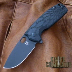 Fox Knives Vox Core FX-604B Folding Knife Black Handle Black Blade