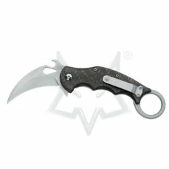Fox Knives 599TiCS Folding Karambit Knife Satin, Carbon Fiber & Titanium -KNIFECOMMAND Sales FX599TICS 08430.1534963498.1280.1280