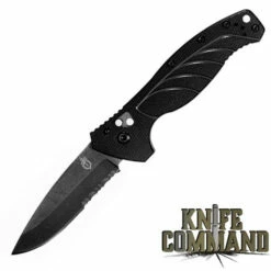 Gerber Emerson Alliance Automatic Knife, Black,154-cm, 22-07158 -KNIFECOMMAND Sales GERBER 22 07158W 98482.1645647018.1280.1280