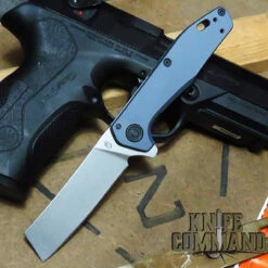 Gerber 30-001837 Fastball Cleaver Urban Blue 20CV Stonewash Flipper Knife