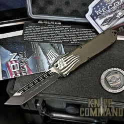 Guardian Tactical Recon Elite OD Green OTF Automatic Knife Tanto Black Elmax 108221 -KNIFECOMMAND Sales GTRE108221 ALL KC 17574.1689105320.1280.1280