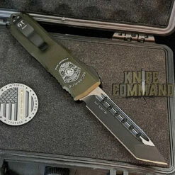 Guardian Tactical Recon Elite OD Green OTF Automatic Knife Tanto Black Elmax 108221 -KNIFECOMMAND Sales GTRE108221 BK KC 98212.1689105308.1280.1280