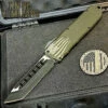 Guardian Tactical Recon Elite OD Green OTF Automatic Knife Serr Tanto Black Elmax 108222 -KNIFECOMMAND Sales GTRE108222 KC 34492.1689106493.1280.1280