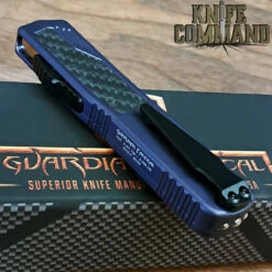Guardian Tactical Custom Scout Carbon Fiber OTF Automatic Knife Black Clip Point Elmax Blade 142111 -KNIFECOMMAND Sales GT SCOUT 142111 CL KC 91627.1695936380.1280.1280