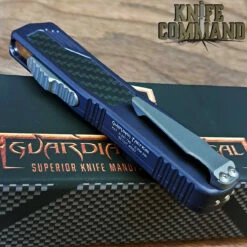 Guardian Tactical Custom Scout Carbon Fiber OTF Automatic Knife Two-Tone Clip Point Elmax Blade 142211 -KNIFECOMMAND Sales GT SCOUT 142211 CL KC 56938.1695936381.1280.1280