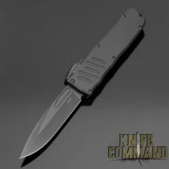 Guardian Tactical Recon-035 OTF Elmax Automatic Knife All Black Tactical 93111