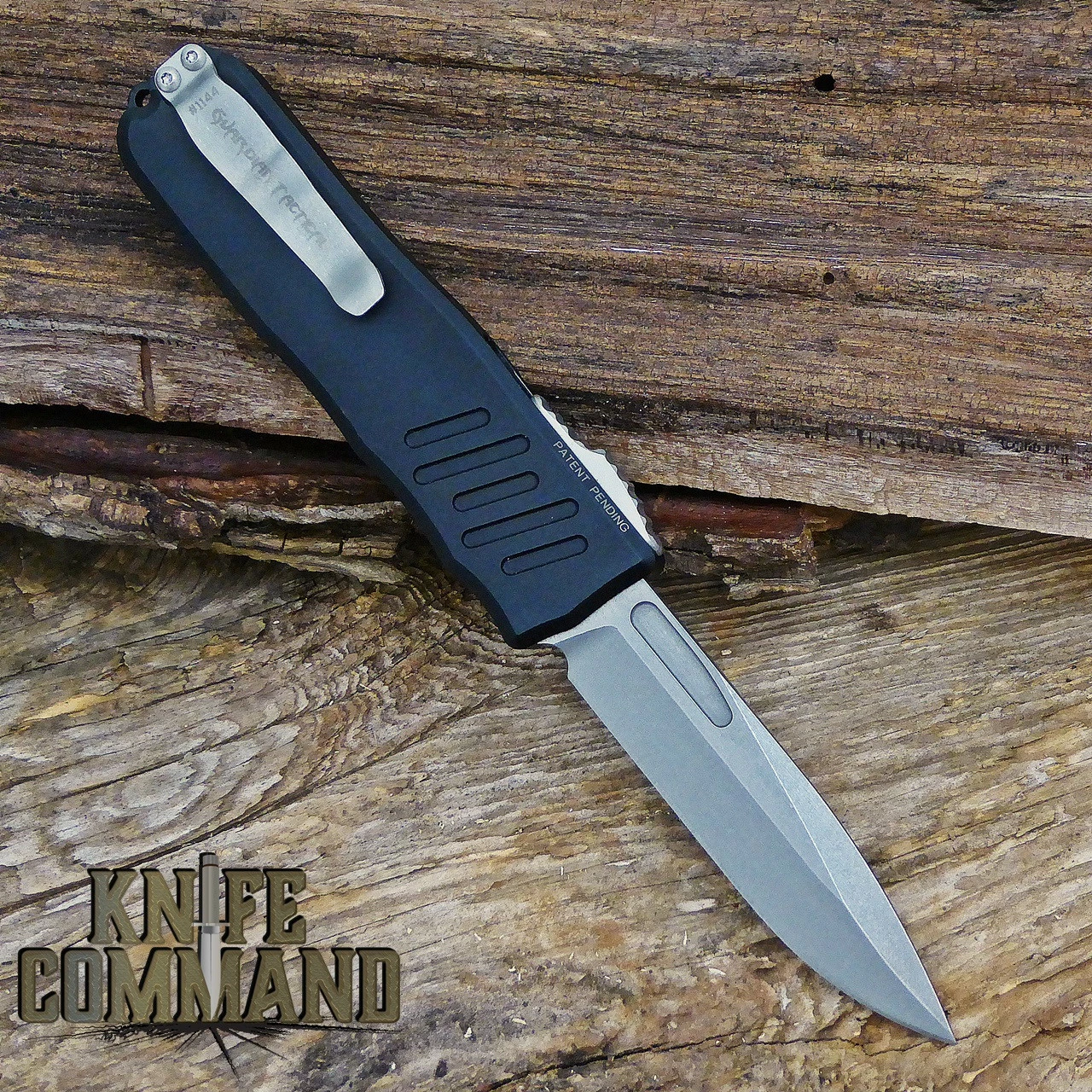 Guardian Tactical Recon-035 OTF Elmax Automatic Knife Black And Stonewash 93511 4 Guardian Tactical Recon-035 OTF Elmax Automatic Knife Black And Stonewash 93511 - Image 2