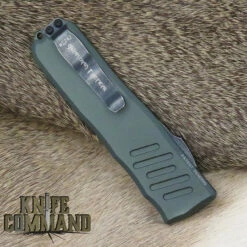 Guardian Tactical Recon-035 Double Edge Elmax OTF Automatic Knife OD Green And Dark Stonewash 98631 -KNIFECOMMAND Sales GUARDIAN TACTICAL RECON 035 98631 CL 18366.1554823377.1280.1280