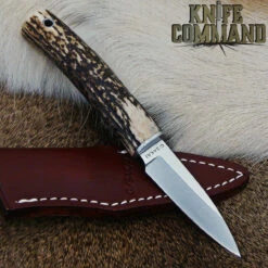 G Sakai Camp Stag Mini Fixed Blade Hunting Patch Knife 11413