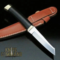 Hattori Knives Model 3717 Tanto Bird & Trout Ebony Hunting Knife -KNIFECOMMAND Sales HATTORI 3717 BK 54747.1553024519.1280.1280