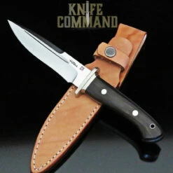 Hattori Knives FT-100E Fighter Knife Ebony Wood -KNIFECOMMAND Sales HATTORI FIGHTER EBONY 1 98842.1553044529.1280.1280