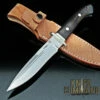 Hattori Knives FT-100E Fighter Knife Ebony Wood -KNIFECOMMAND Sales HATTORI FIGHTER EBONY 56565.1553044528.1280.1280