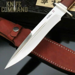 Hattori Knives Ichiro Hattori SAN-1 80 Year Limited Edition Fighter Knife 7" Blade -KNIFECOMMAND Sales HATTORI SAN1 COCOBOLO FIGHTER BLD 81809.1564638702.1280.1280