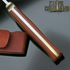 Hattori Knives Ichiro Hattori SAN-1 80 Year Limited Edition Fighter Knife 7" Blade -KNIFECOMMAND Sales HATTORI SAN1 COCOBOLO FIGHTER HDLBK 77023.1564638703.1280.1280