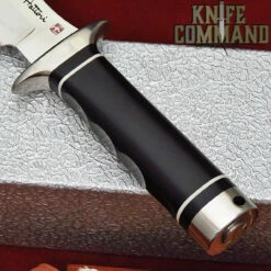 Hattori Knives TV-3 Black Micarta S.O.G. Style Vietnam Fighter Knife 6-1/4" Blade -KNIFECOMMAND Sales HATTORI TV3 HDL 38226.1594594849.1280.1280