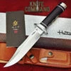 Hattori Knives TV-3 Black Micarta S.O.G. Style Vietnam Fighter Knife 6-1/4" Blade -KNIFECOMMAND Sales HATTORI TV3 43856.1594594848.1280.1280