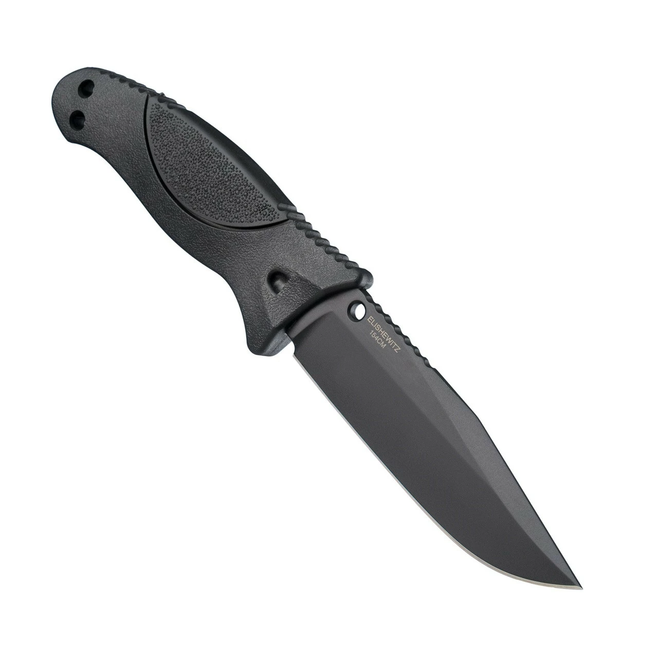 Hogue Knives EX-F02 4.5" Fixed Clip Point Blade Black Finish Auto Retention Sheath Black - Rubber OverMolded Frame Black 35250 6 Hogue Knives EX-F02 4.5" Fixed Clip Point Blade Black Finish Auto Retention Sheath Black - Rubber OverMolded Frame Black 35250 - Image 4