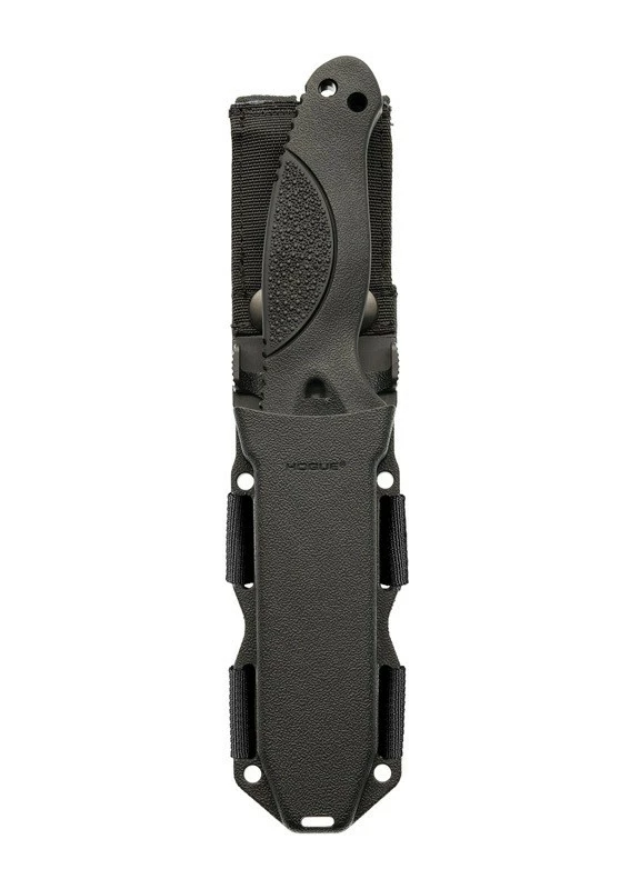 Hogue Knives EX-F02 4.5" Fixed Clip Point Blade Black Finish Auto Retention Sheath Black - Rubber OverMolded Frame Black 35250 7 Hogue Knives EX-F02 4.5" Fixed Clip Point Blade Black Finish Auto Retention Sheath Black - Rubber OverMolded Frame Black 35250 - Image 5