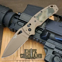 Hogue Knives Sig Sauer K320A AXG Scorpion FDE G-Mascus ABLE Lock Manual Folder 3.5" Drop Point Blade Knife 36375