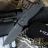 Hogue Knives Ballista I Automatic Folder: 3.5" Drop Point Blade Black Cerakote Finish, Matte Black Aluminum Frame #64130 1 Hogue Knives Ballista I Automatic Folder: 3.5" Drop Point Blade Black Cerakote Finish, Matte Black Aluminum Frame #64130 -KNIFECOMMAND Sales HOGUE BALLISTA 64130 22704.1653040314.1280.1280