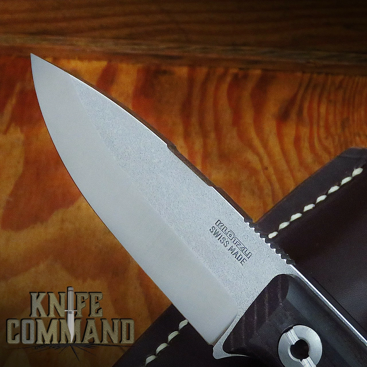 Klotzli Knives Bushcraft Fixed Blade Knife Scandi Grind Black Walnut #3601New 6 Klotzli Knives Bushcraft Fixed Blade Knife Scandi Grind Black Walnut #3601New - Image 4