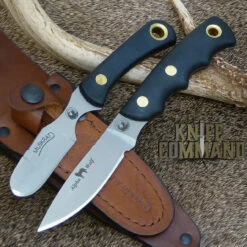 Knives Of Alaska Alpha Wolf D2 Muskrat Suregrip Hunting Knife Combo 00362FG
