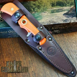Knives Of Alaska Trekker Elk Hunter Blaze Orange Suregrip Hunting Knife Combo 00201FG -KNIFECOMMAND Sales KOA 00201FG SH KC 06537.1694538186.1280.1280