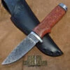 Linder Solingen Balbach Damascus Amboina Hunting Knife 3-1/2" 105209 -KNIFECOMMAND Sales LINDER 105209 02176.1650140804.1280.1280