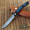 Mcusta The Executive Personal Limited Edition VG-10 Core Blue Singray 4.56" Folding Steak Knife -KNIFECOMMAND Sales MCSTLEB BLUE 44938.1644193419.1280.1280